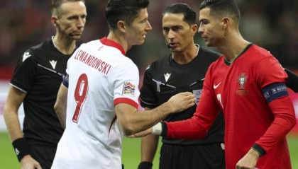 海洋之神·hy590官网-国家队再交锋 C罗进球 莱万白卷 葡萄牙3比1波兰